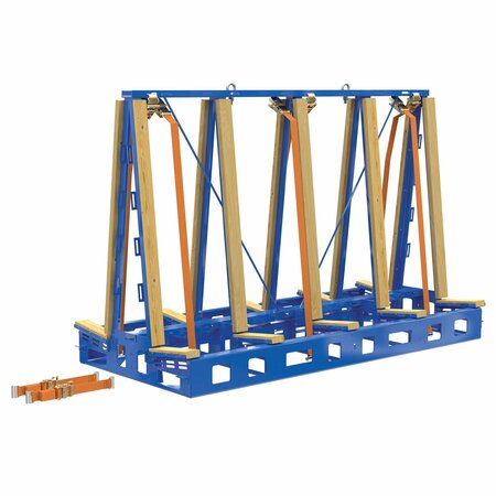 VESTIL Slab Transport No Casters 4K Blue STR-S-9764-4